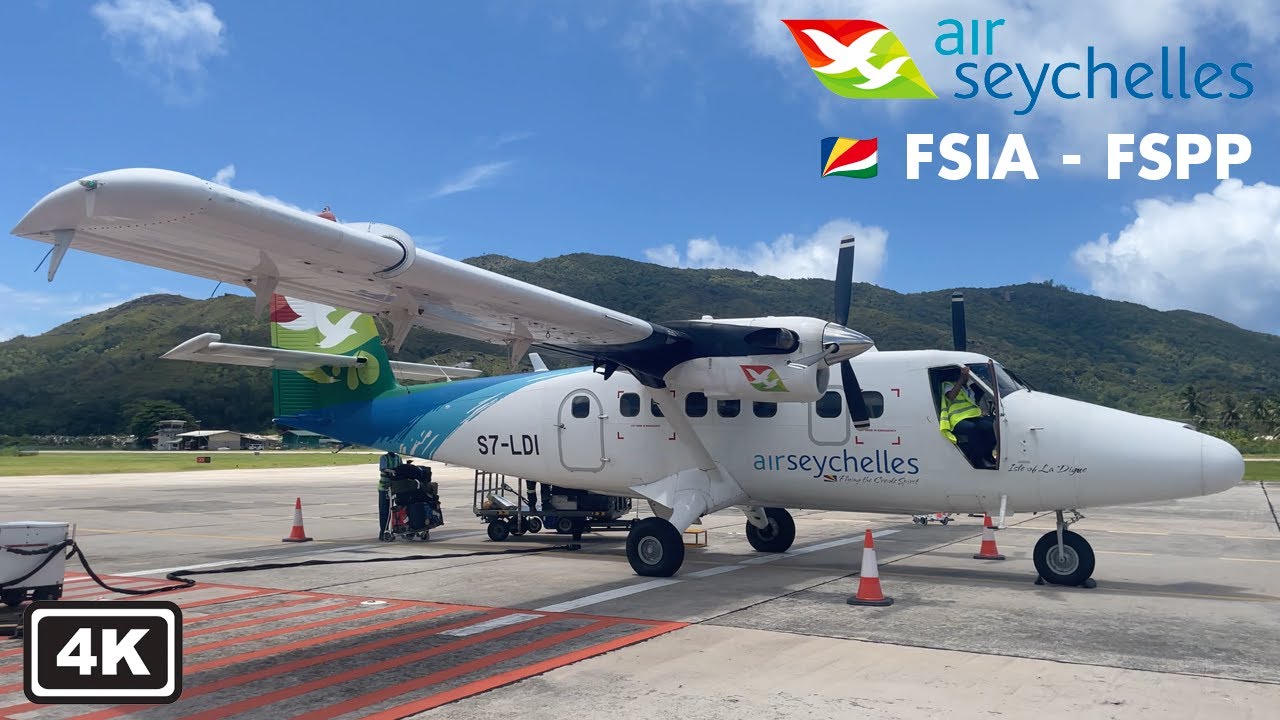 The Epic Journey | Flying from Mahe SEZ to Praslin PRS in 4K