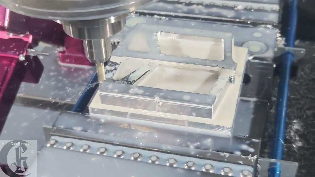 Precision Cutting Bicycle Pedal Prototype out of 7075 Aluminum