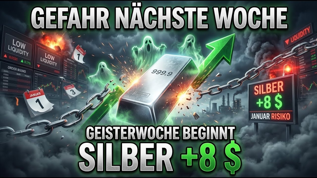 GEFAHR NÄCHSTE WOCHE: Geisterwoche beginnt morgen (Silber könnte im Januar um 8 Dollar steigen)