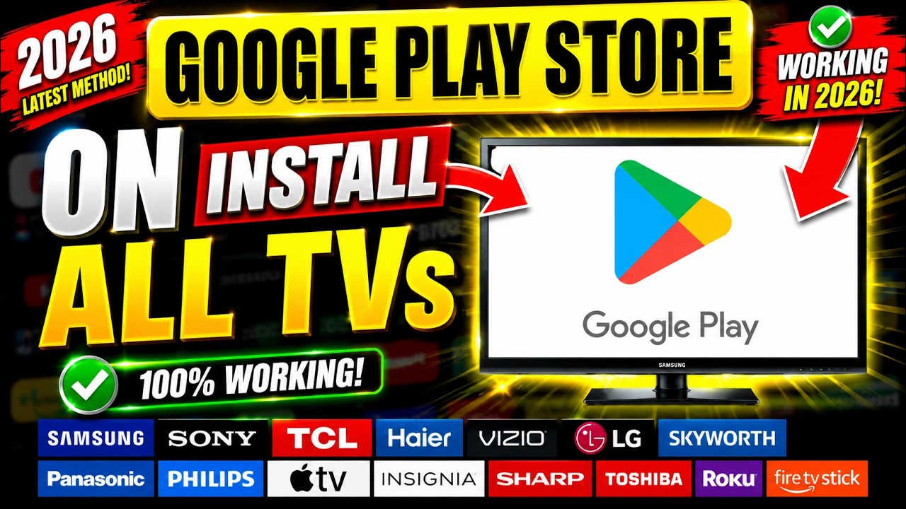 How to Install Google Play Store on Any Smart Tv 2025