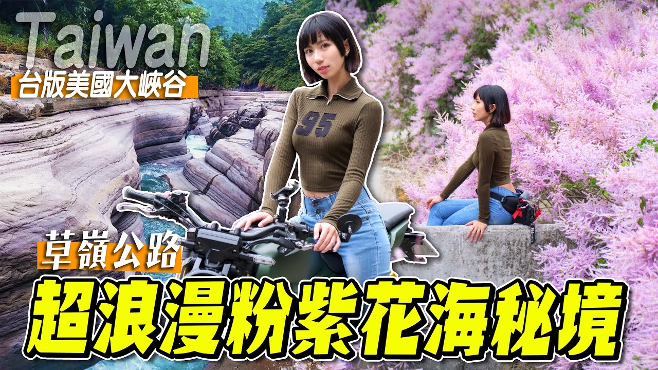 草嶺秘境半日輕旅，騎車去雲林古坑麝香木花海 & 台灣版美國大峽谷探險！【鵝鵝騎乘日誌】
