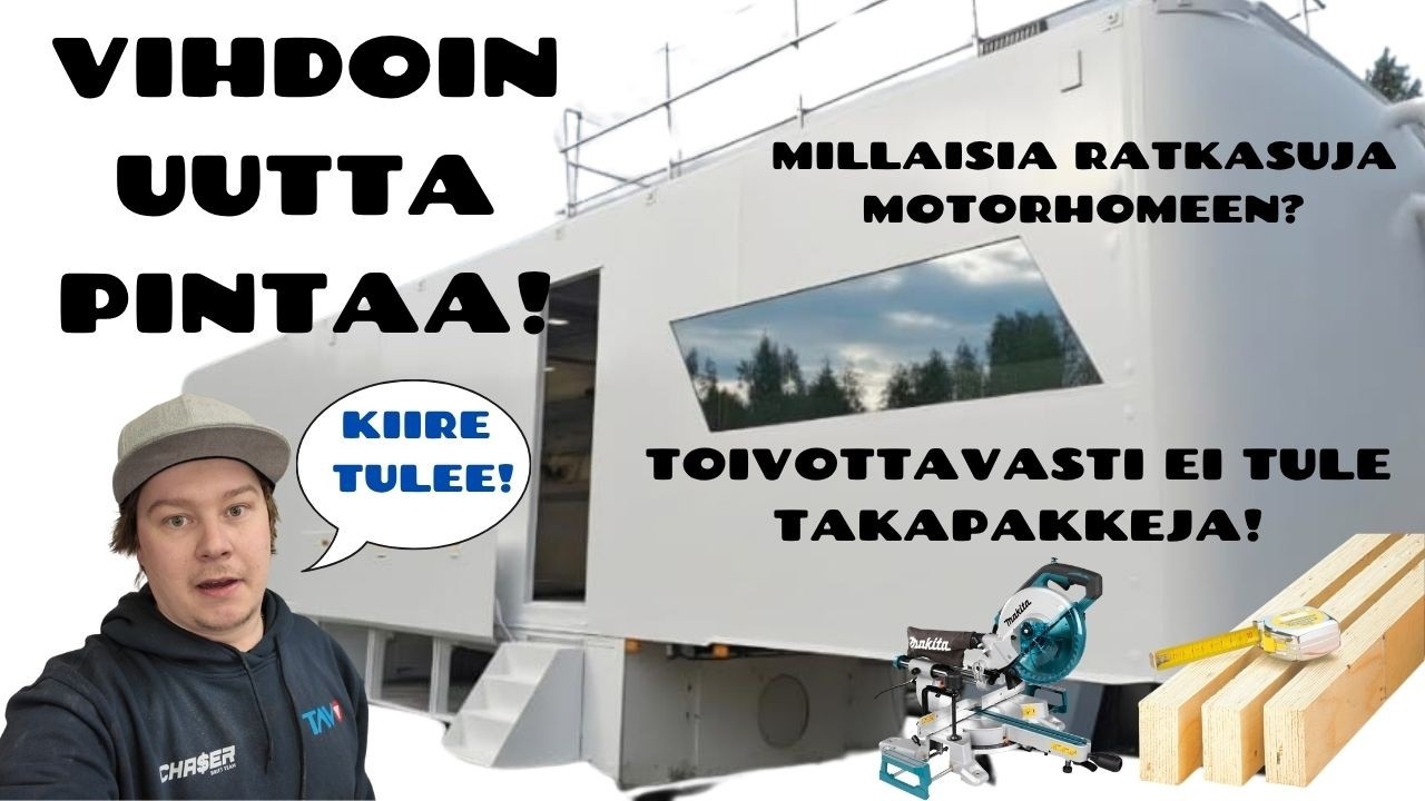 UUSIA PINTOJA - MOTORHOME OSA 4