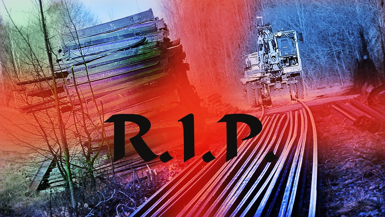 TRAURIGE BILDER DIE MAN NICHT VERGESSEN SOLLTE + ZERSTÖRUNG DER HAINFELDERBAHN/TRIESTINGTALBAHN 2017