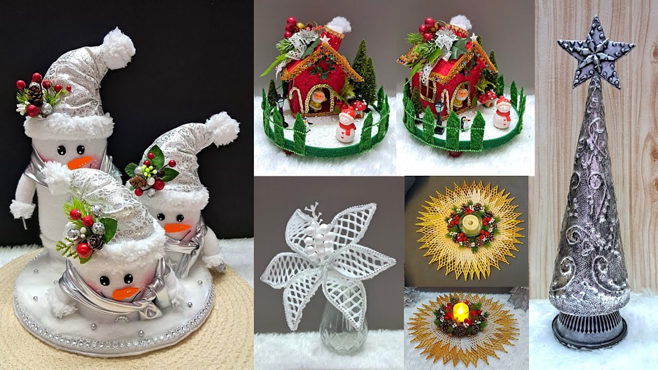5 Easy Budget Friendly Christmas Decoration idea from waste Materials | DIY Christmas craft idea🎄409