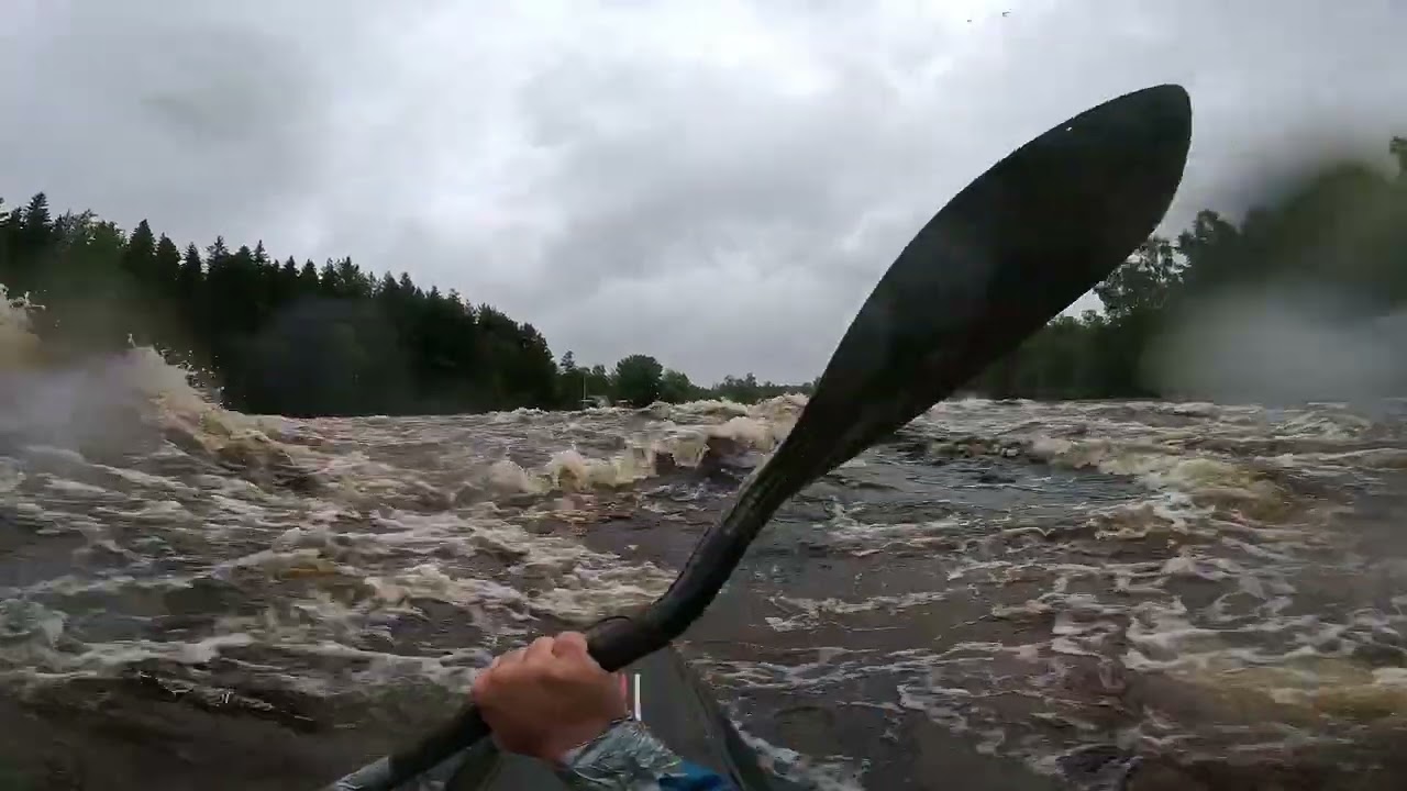 Paddlar Fänforsen i DalaFloda. 657 kubik. 2023