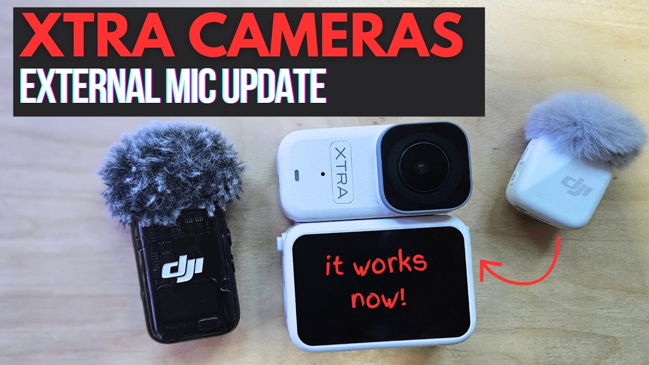 XTRA Camera Firmware That Now Includes External Mics