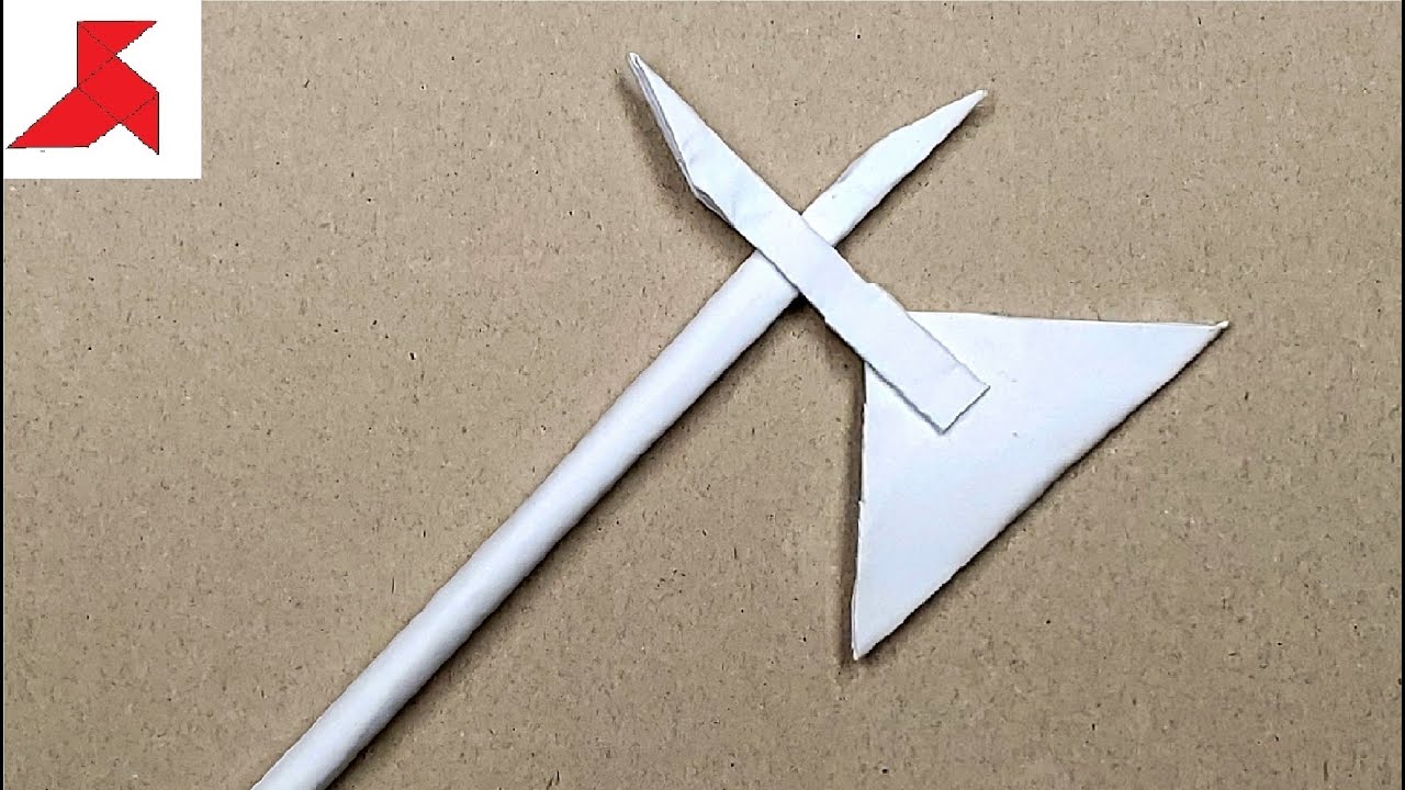 Jak zrobić HALABARDĘ z papieru A4