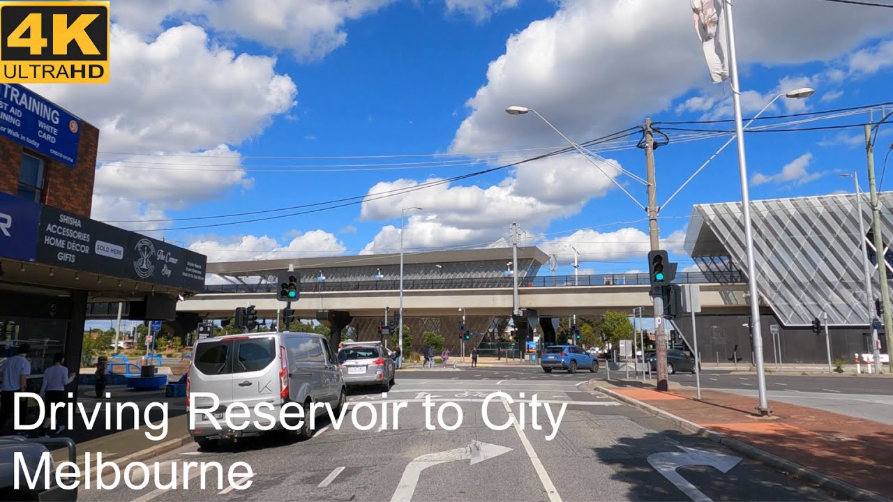 Driving Reservoir to City | Melbourne Australia | 4K UHD