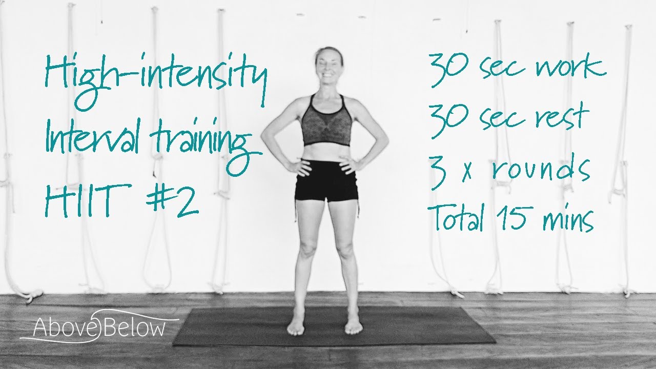 High-intensity interval training #2 | 15mins No equipment HIIT