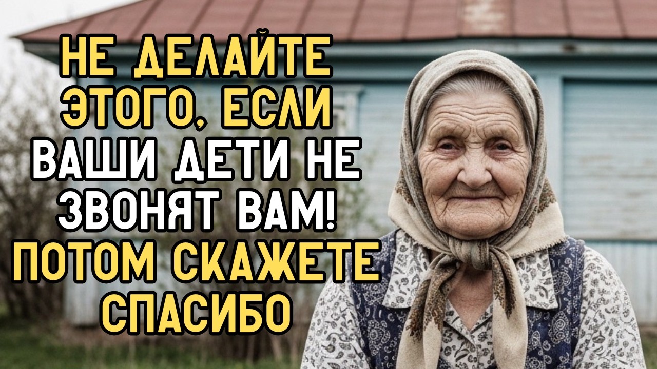 Мне 85. Если Дети Перестали Звонить — Никогда Не Делайте Этого. Вот Почем
