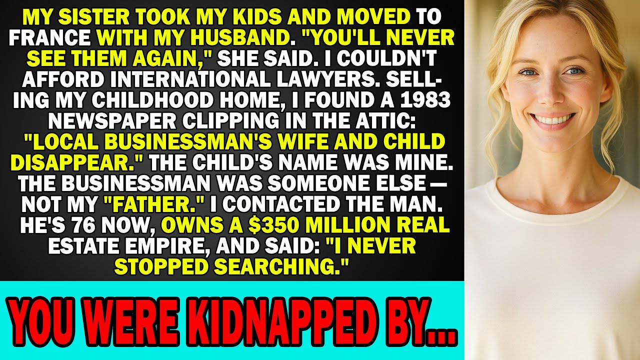 My Sister Took My Kids to France Until I Found Proof My Dead Father Was Worth $350 Million