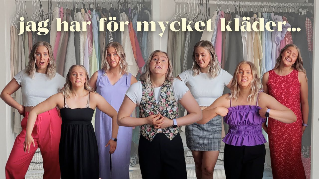 provar alla plagg i garderoben!! STOR vårrensning 2023