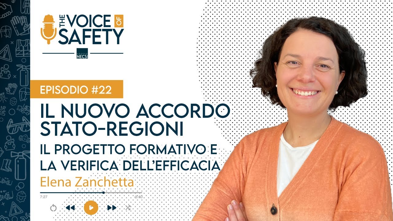 EP.22 - IL NUOVO ACCORDO STATO-REGIONI: il progetto formativo e la verifica dell'efficacia