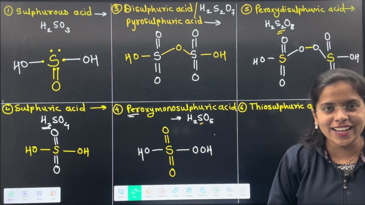 Oxoacids of Sulphur | Class 12 Chemistry | Group 16,17 & 18  Elements | Board + MHT-CET 