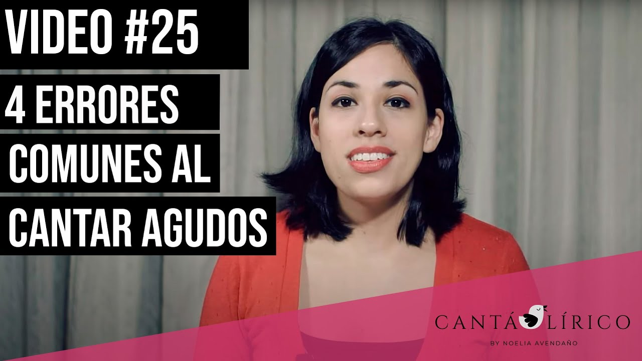 Cantalirico - Video #25 - 4 Errores comunes al cantar agudos