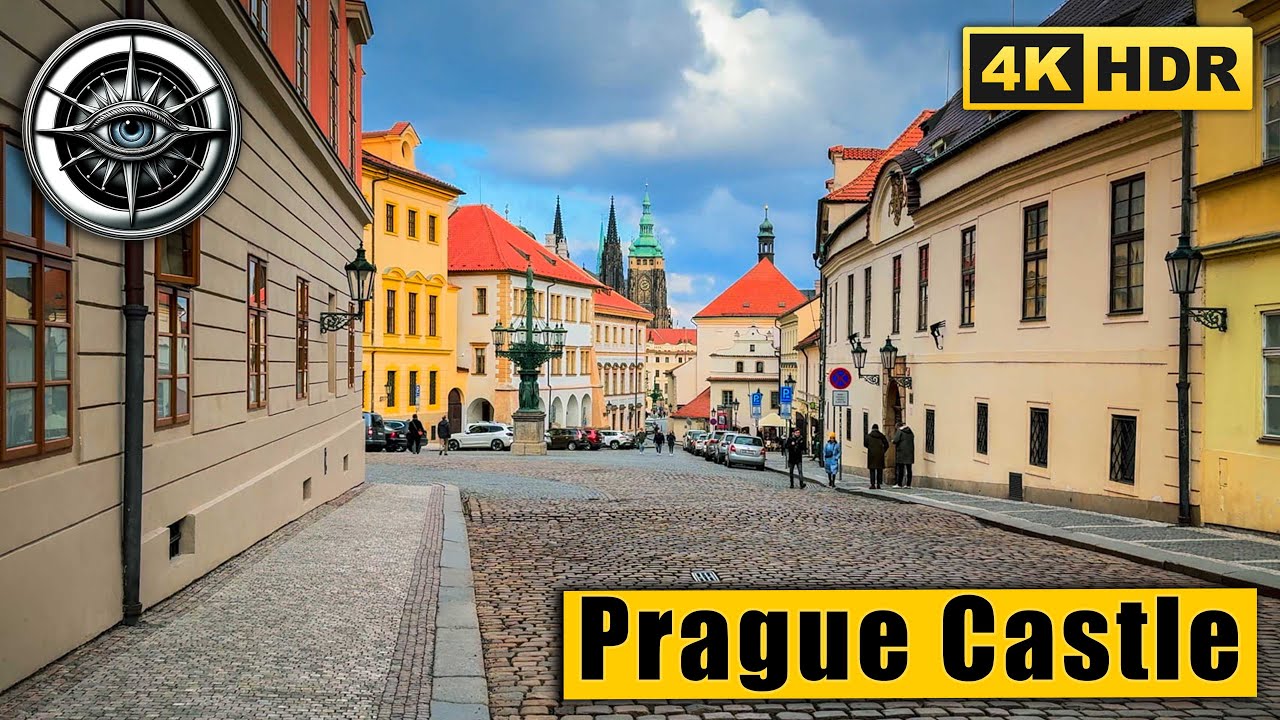 Prague Castle Walking Tour 🇨🇿 Explore the Heart of Czech History in 4K HDR
