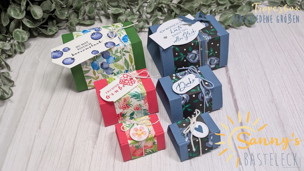 Trapezbox *verschiedene Größen*  Anleitung