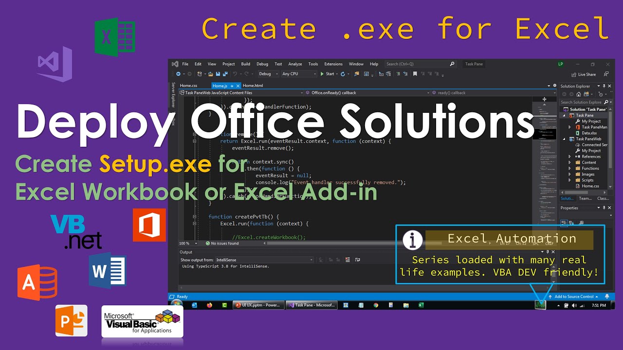 How to deploy Office Solutions. Step by step for both Workbook/Document and Add-ins Projects