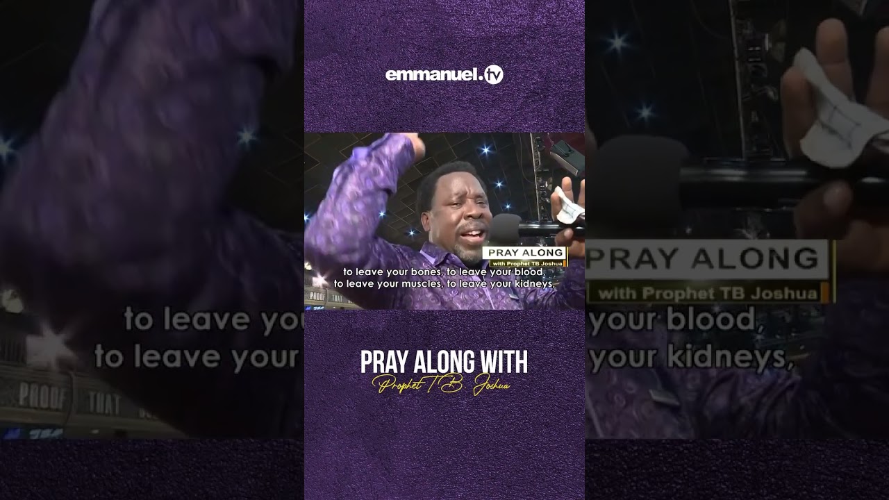 FREEDOM, HEALING & DELIVERANCE PRAYER | Pray Along With Prophet T.B. Joshua