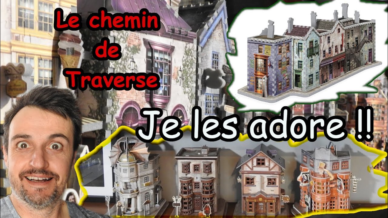 Les 3 puzzles 3D du Chemin de Traverse! Super Kdo de noël :)Cubic Fun et Wrebbit