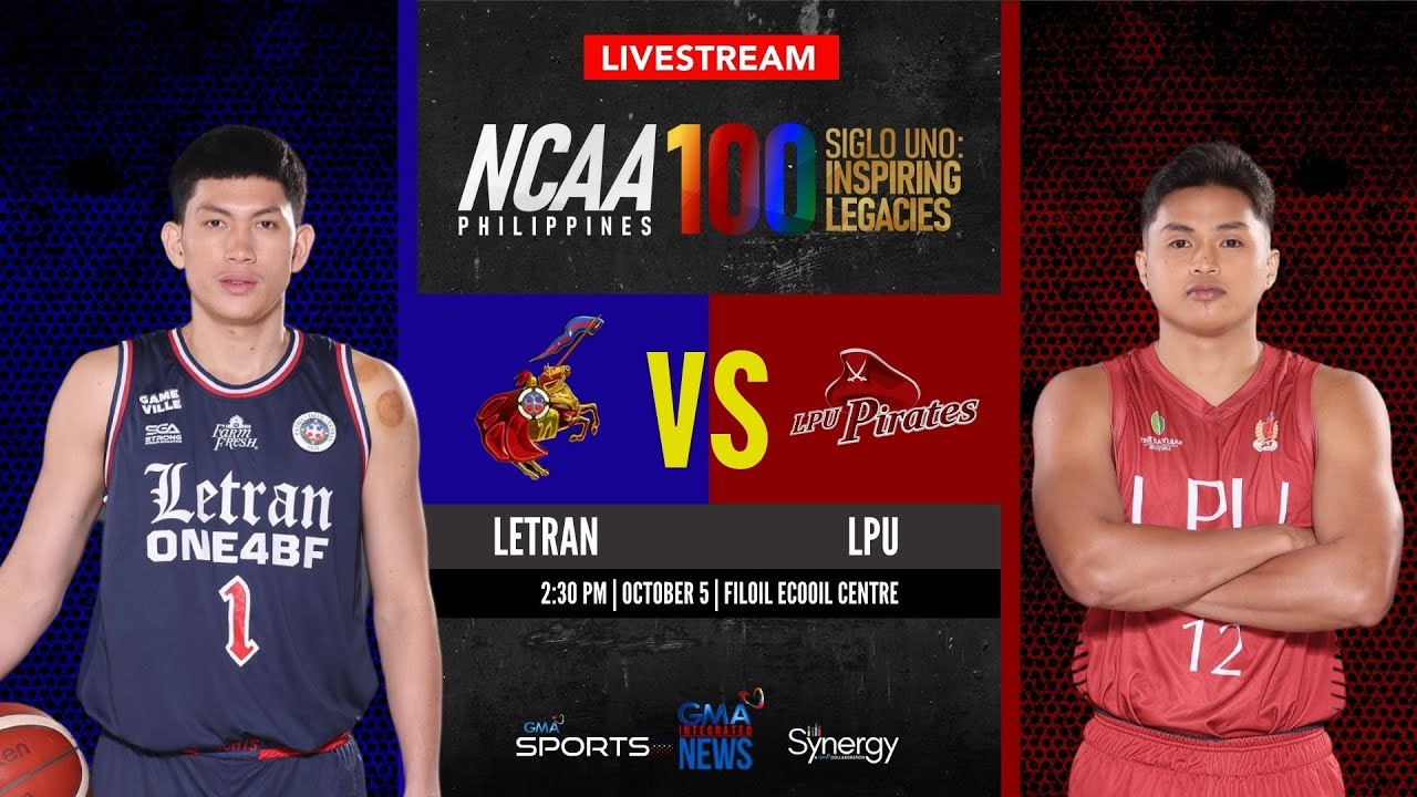 Letran vs LPU (Men&rsquo;s Basketball) | NCAA Season 100 - Replay