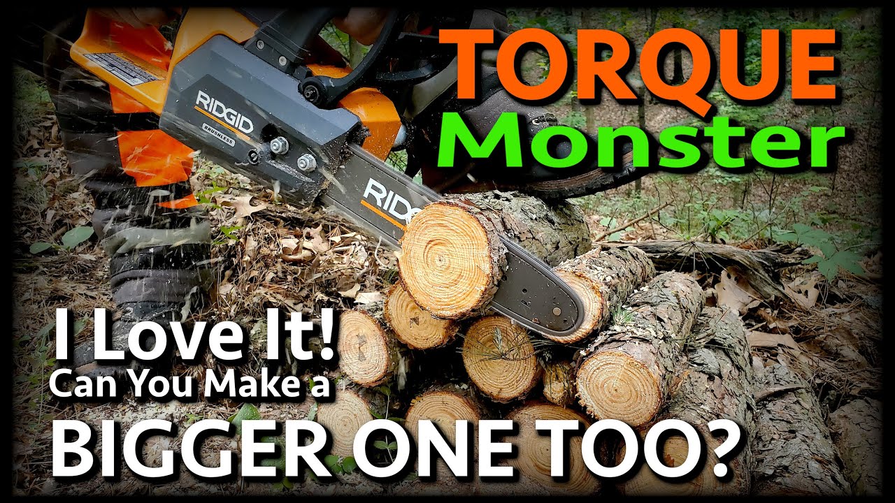 TINY Torque MONSTER - This Chainsaw Will Blow Your Mind!