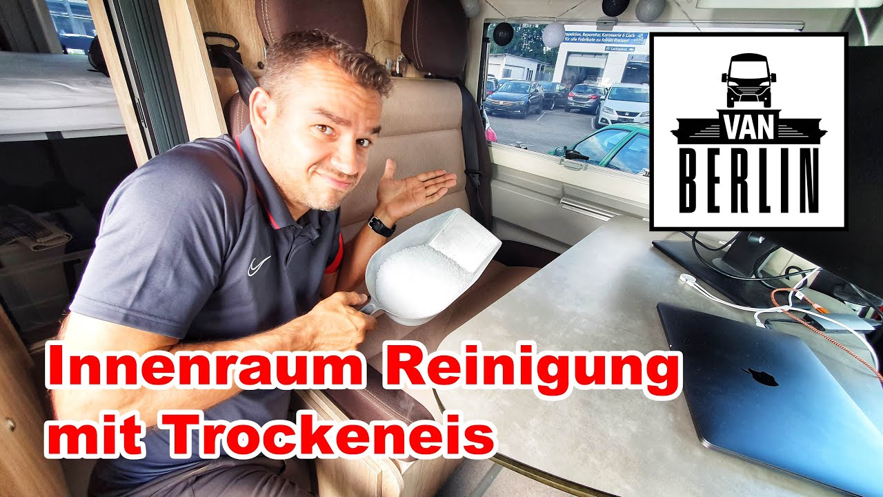 Innenraum Reinigung vom WoMo mit Trockeneis | erstaunliche Ergebnisse | Trockeneisstrahlen