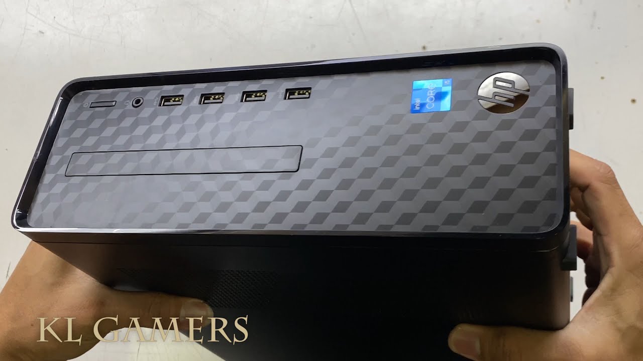 HP Slim Desktop S01-pF3006d PC Unbox Disassemble upgrade RAM