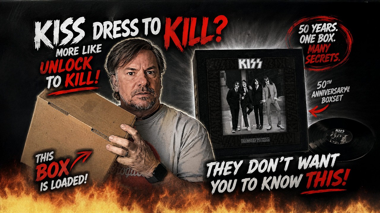 Обзор винилового бокс-сета KISS Dress to Kill к 50-летию