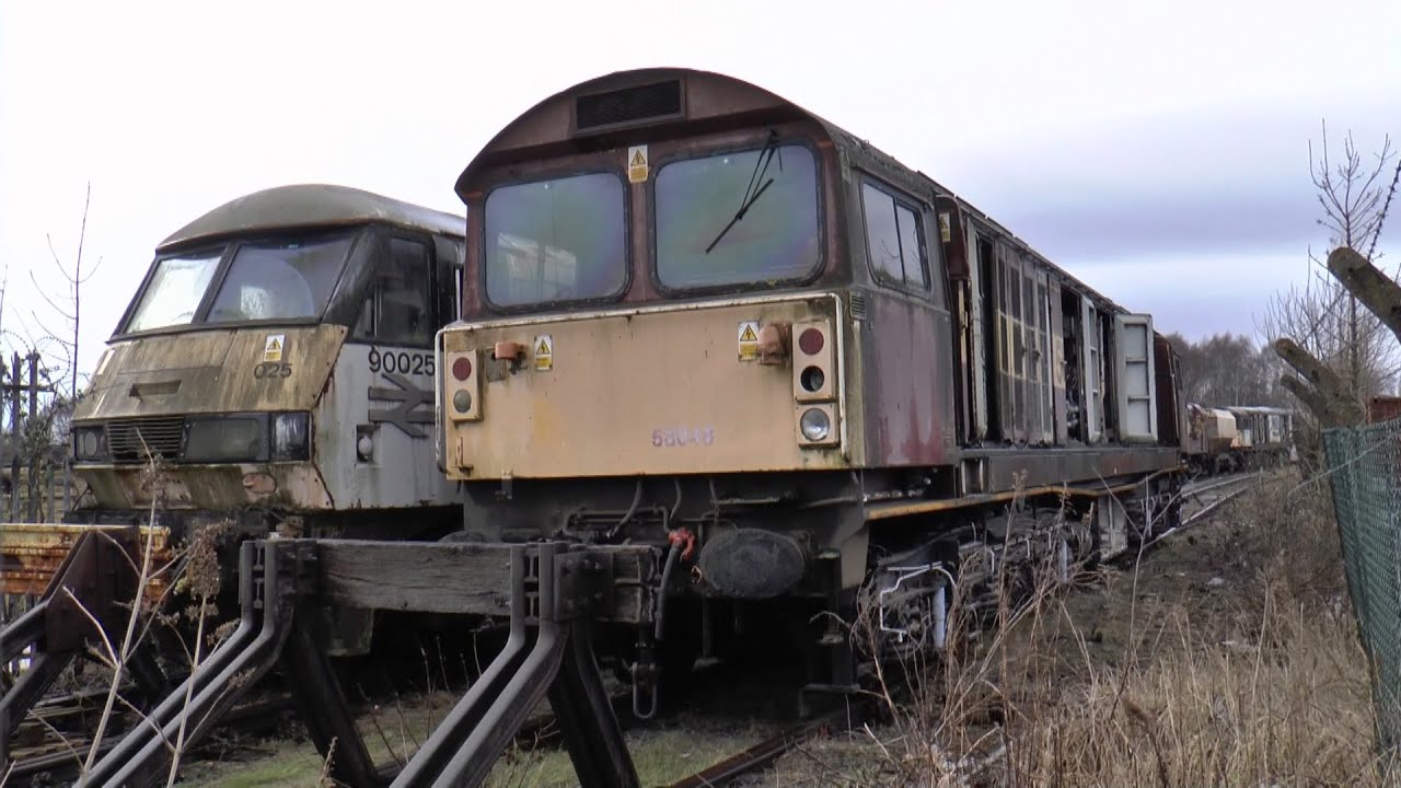 Crewe Freight + Depots Ft 37, 57, 58, 66, 68, 86, 90, on 06-02-16