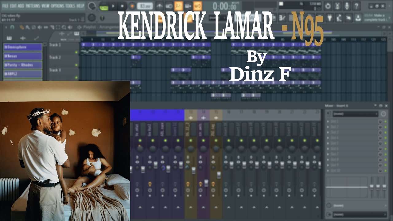 Kendrick Lamar - N95 Instrumental from scratch on FL Studio 2022