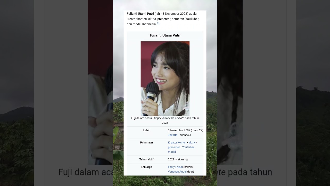 Fujianti Utami Putri 🫶🏻🤍 #fuji #fyp #viralvideo