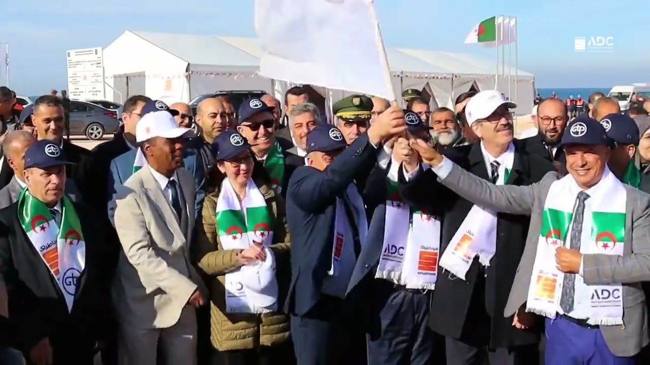 فيديو من مراسم افتتاح ورشة إنجاز محطة تحلية مياه البحر بالظهرة بلدية المرسى ولاية شلف 