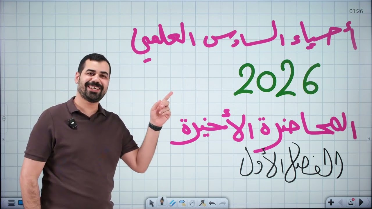 المحاضرة  20 والاخيرة | الفصل الاول | احياء السادس العلمي  | الانقسام الاختزالي | الجزء الثاني