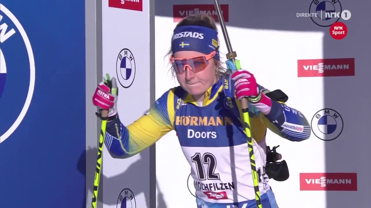 Biathlon World Cup 20-21 round 9, sprint women (Norwegian commentary)