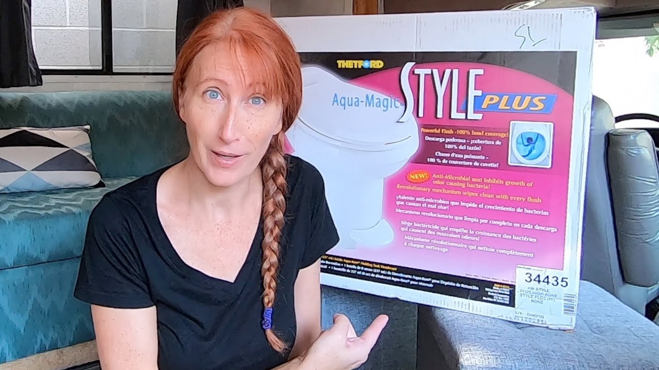 Installing Our New RV Toilet and the Problems I Ran Into! | Thetford Aqua-Magic Style Plus