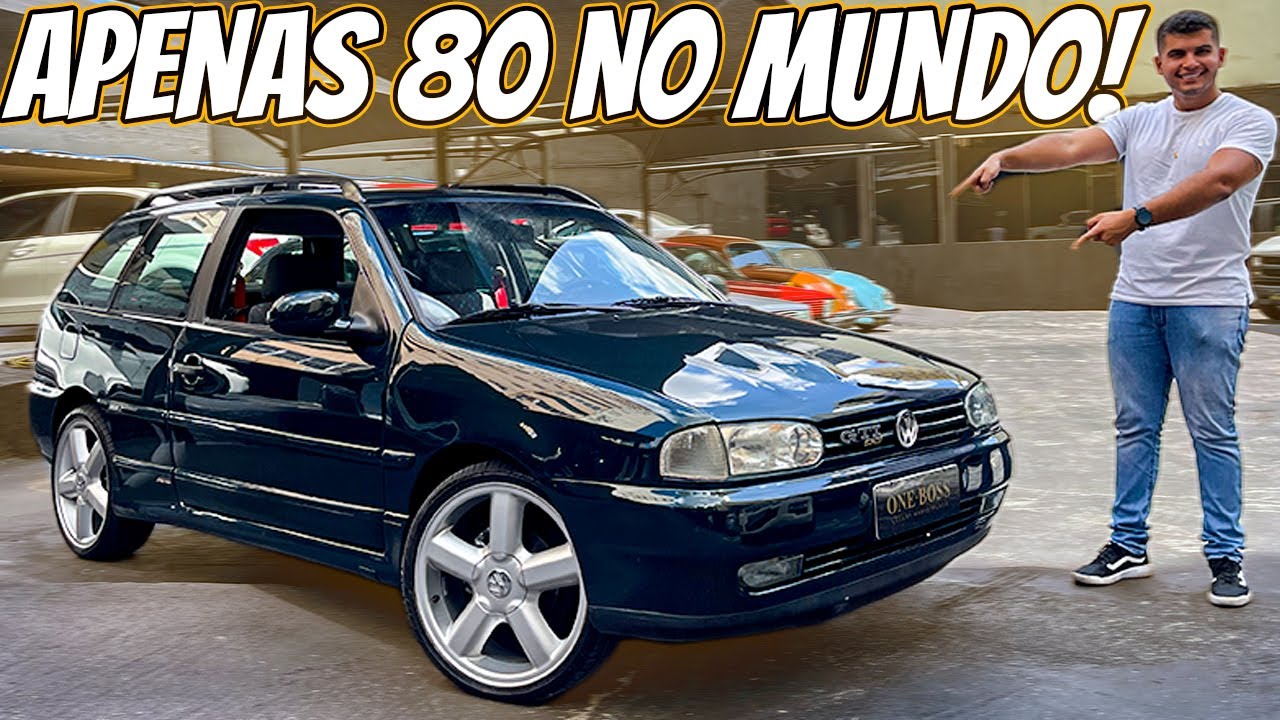 Volkswagen Parati GTI 1996 - Ela passa dos 200 km/h e tem câmbio de Audi 😱