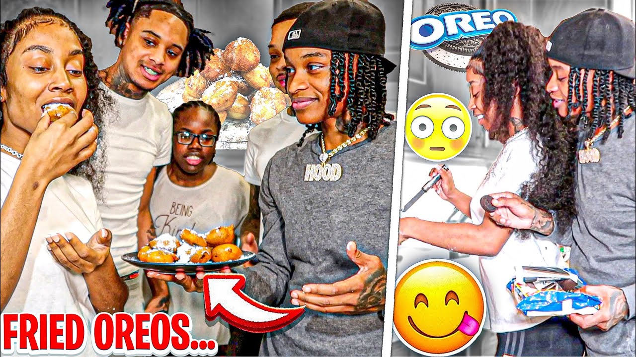 We Made FRIED OREOS Together😍 *she taught me* | COOKING WITH CHEF JAZZ