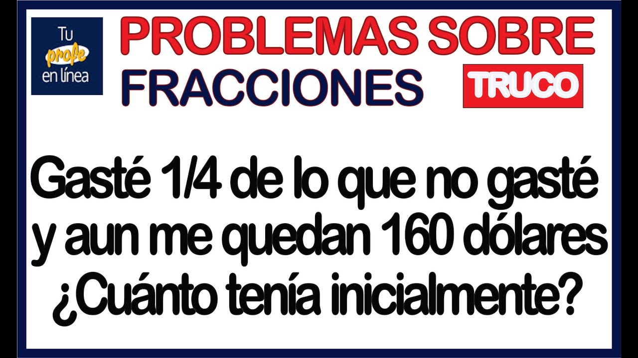 ❌PROBLEMAS SOBRE FRACCIONES : Método Especial (Curso Completo)