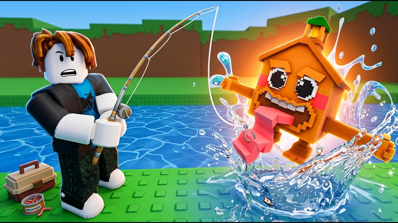 LOVÍME BRAINROTY Z VODY ! ( Roblox - Cytch Brainrots From River )