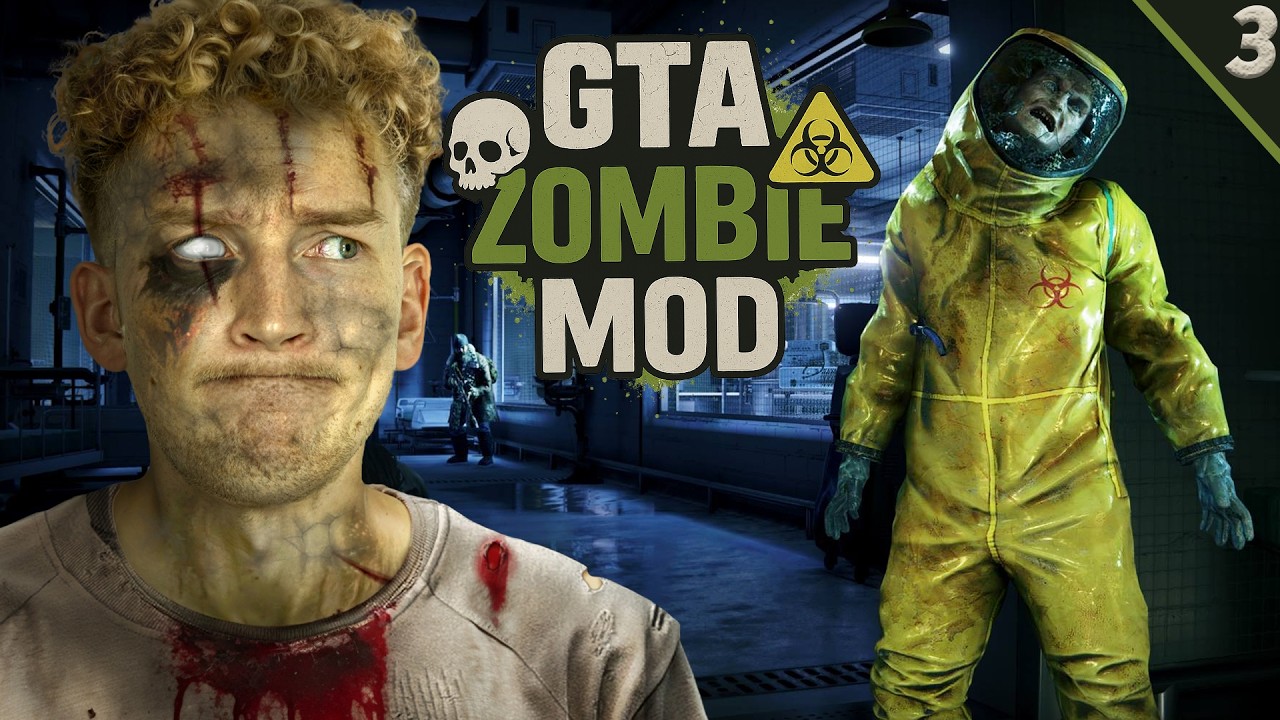 GTA V ZOMBIE MOD [3] - ZARAŻONE LABORATORIUM! 🧟&zwj;♀️