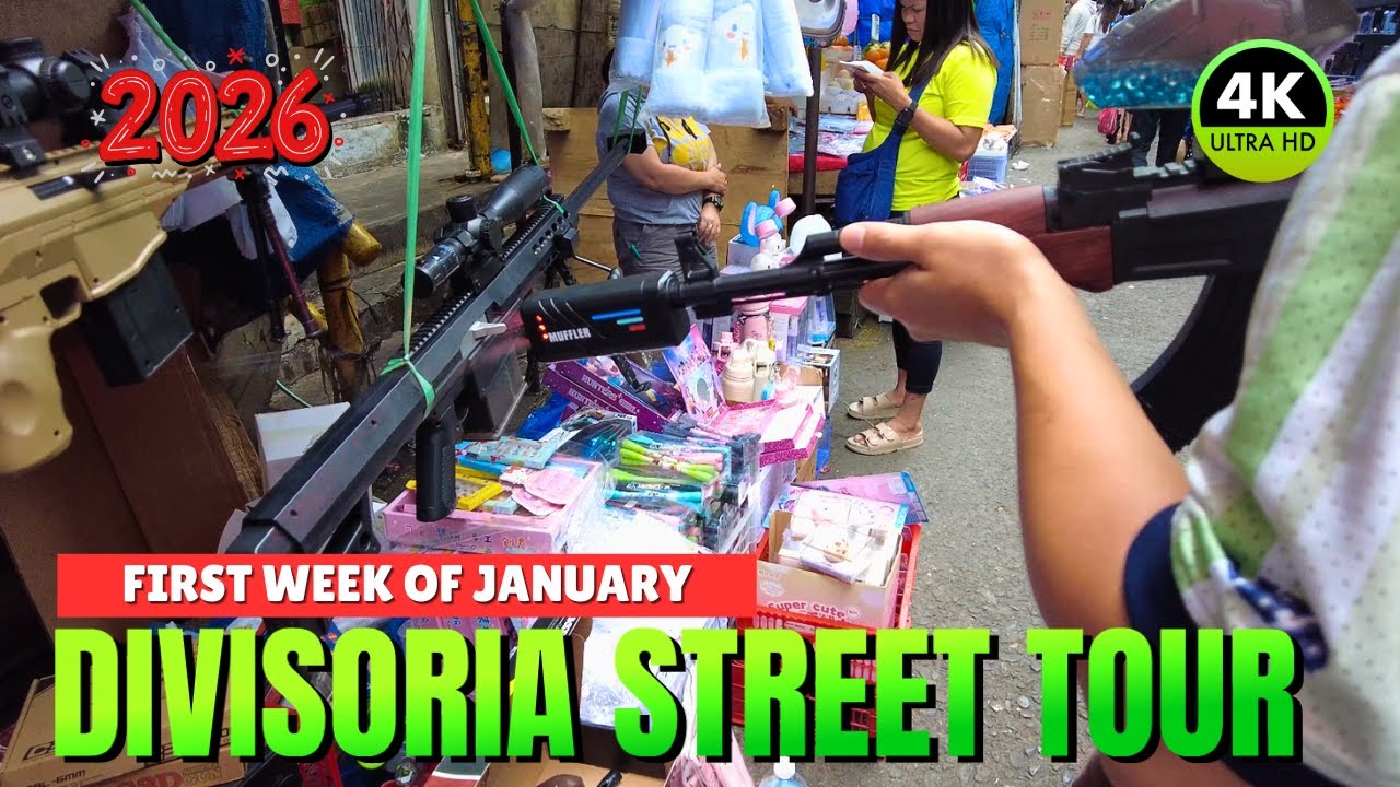 [4K] Divisoria Manila – Street Tour & Sulit Finds (Jan 2026)