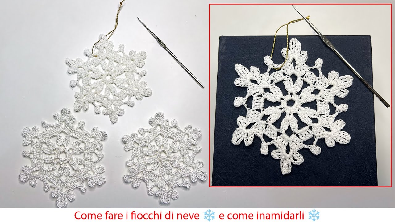 Come fare i fiocchi di neve e come inamidarli