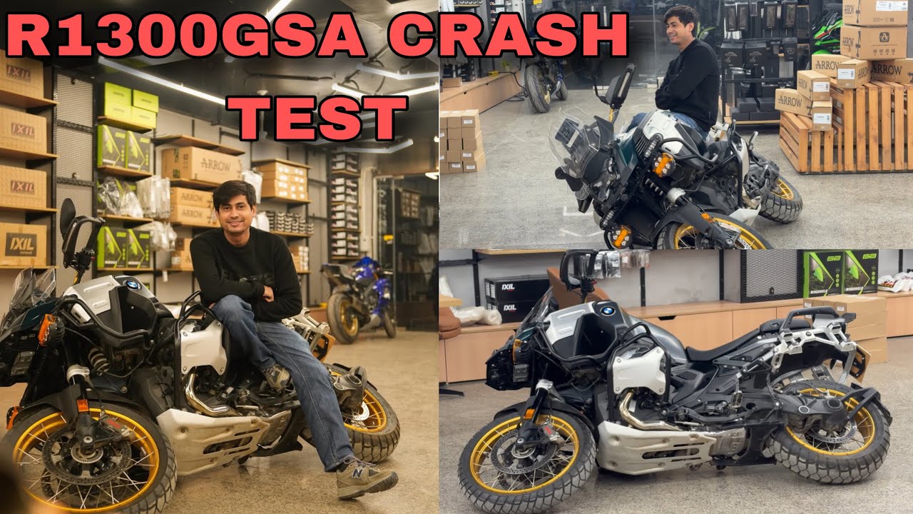 Finally Adventure Motoking operational // GSA1300 crash test 