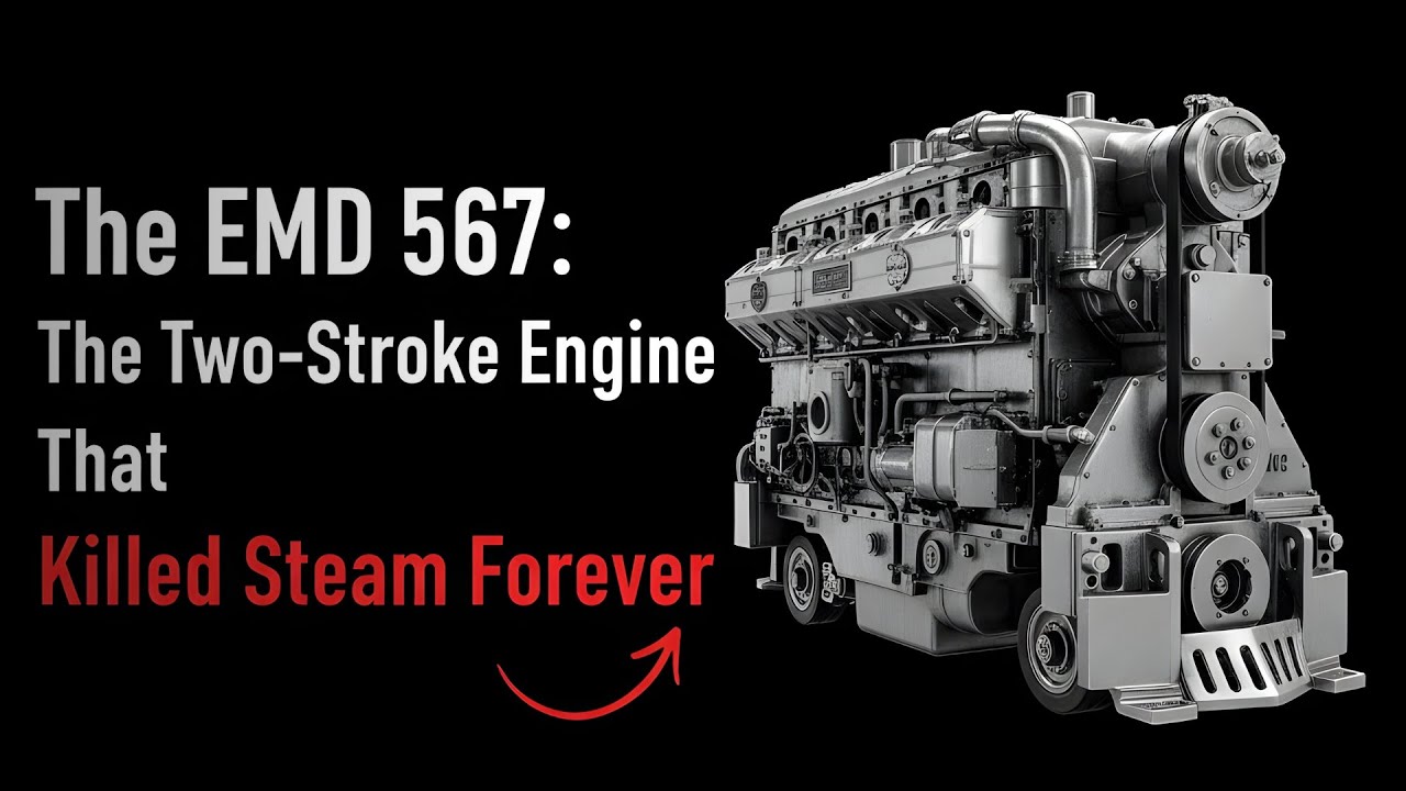The EMD 567: The Two-Stroke Engine That Killed Steam Forever