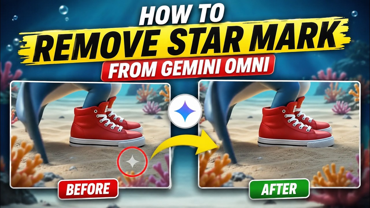 How to Remove Gemini Omni Watermark from Gemini 3.5 AI Videos (Free and 100% Private)
