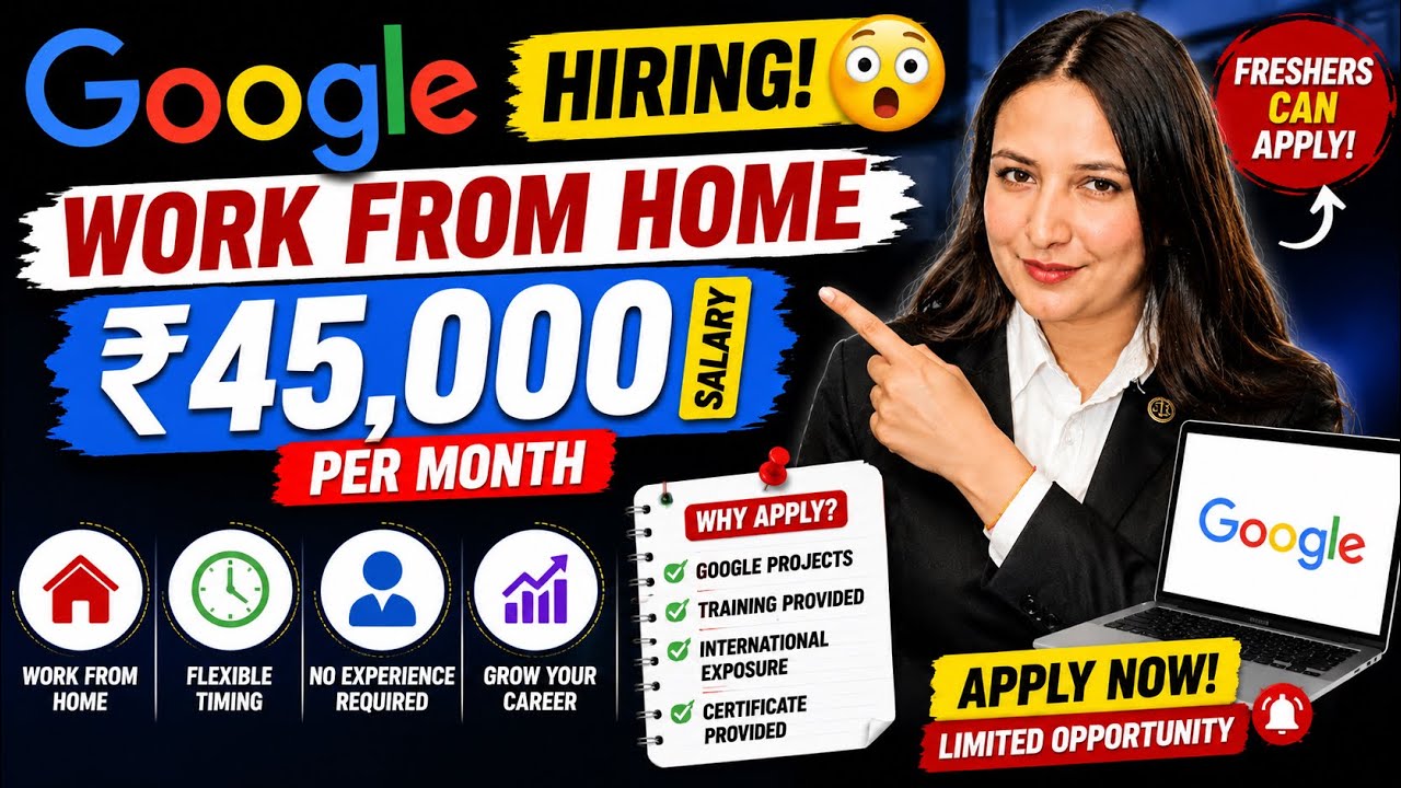 Google Hiring 😳 ₹45,000 Work From Home Job 2026 | Micro1 Remote Jobs
