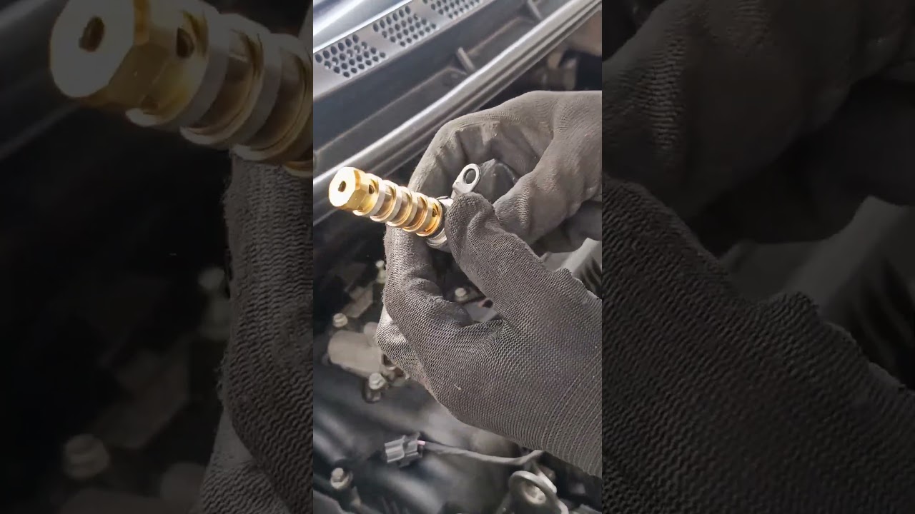 HOW TO CLEAN VVT SOLENOID VALVE #VVT #VARIABLE #VALVE #TIMING #MECHANIC #SHORT