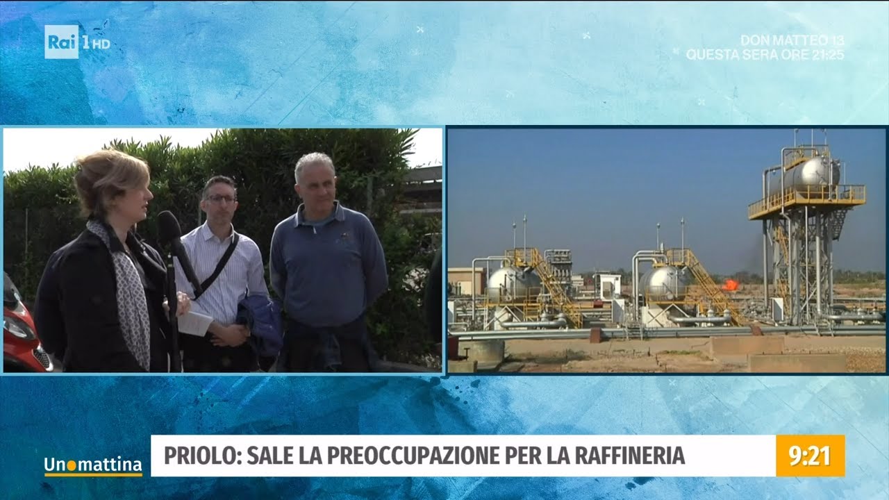 Priolo: sale la preoccupazione per la raffineria - Unomattina - 05/05/2022