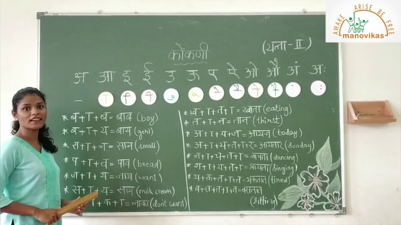 Class II- Konkani aa matra Lesson Bab bai